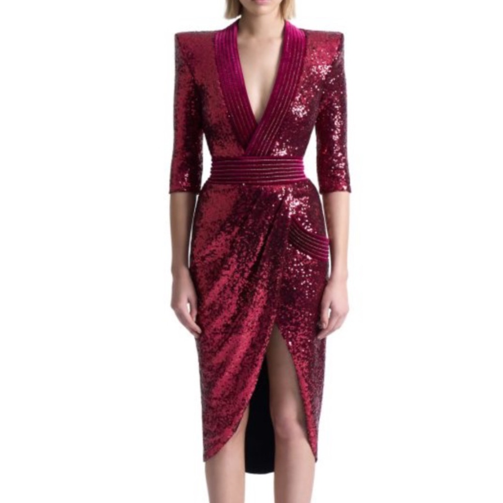 NWT Zhivago Eye of Horus Sequin Dress Holiday New Year Party Dress - 4